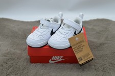 Nike Court Borough Low Recraft TD Toddler White Black DV5458-104 US 6C-10C New