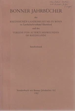 New Doliche Monuments. [From: Bonn Yearbooks 182]. results of an archae