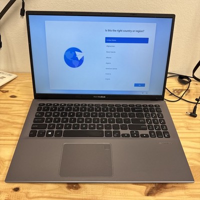 Asus VivoBook 15 15.6'' FHD Intel i5-1035G1 8GB RAM 512GB SSD Fingerprint