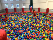 Unique 7x7m Inflatable Ball Pit with 25,000 Ball Pit Balls