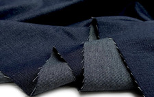 Denim 8.5OZ Thick Twill Cotton by the Yard 62" Wide Indigo Blue 2Yards