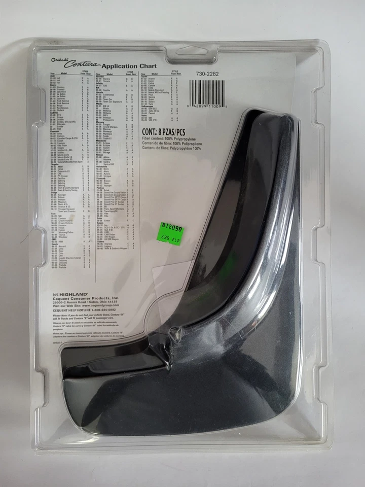 Protectores contra salpicaduras Groboski Highland Contura estilo A 11009 negro nuevo stock antiguo Foto 2 de 3