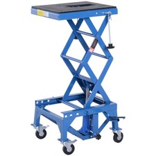 300LB Hydraulic Motorcycle Scissor Jack Lift with Wheels for Dirt Bikes