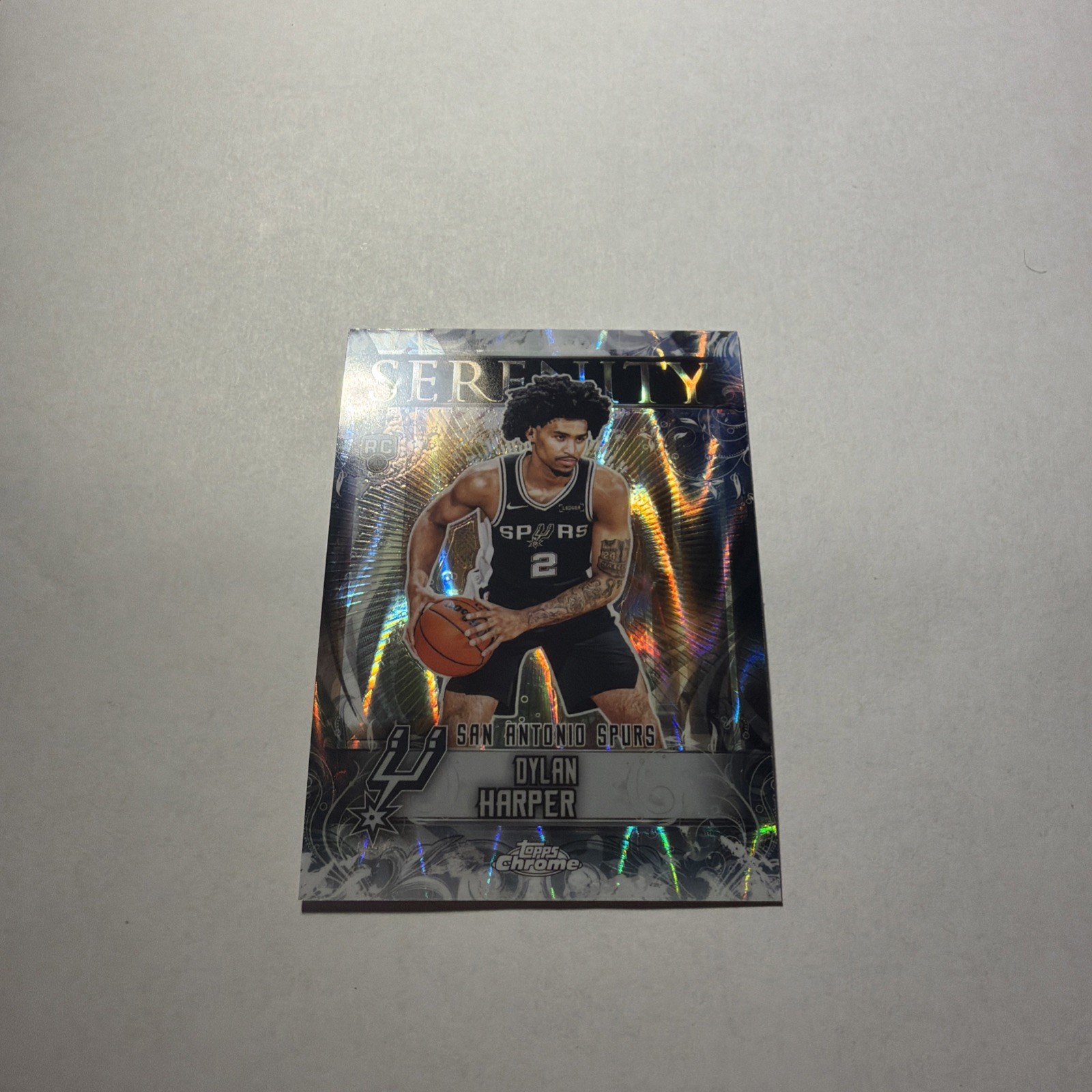 2025-26 Topps Chrome Serenity Dylan Harper RC Rookie SP Raywave Refractor MINT🔥