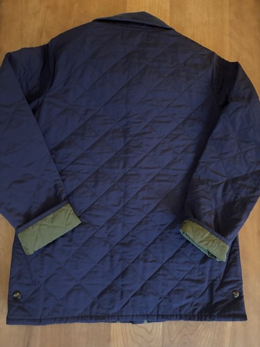 VINEYARD VINES Deep Bay Navy Quilted Barn JACKET Coat Boys Sz M 12-14 $165 NWT - Picture 8 of 9