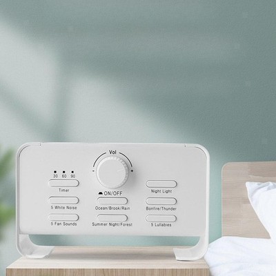 White Noise Machine Auto Off Timer Sound Machine für Office Travel Desktop