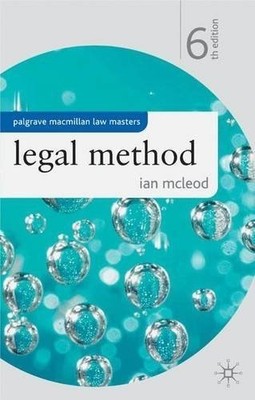 Legal Method (Palgrave Macmillan Law Masters), Very Good Books