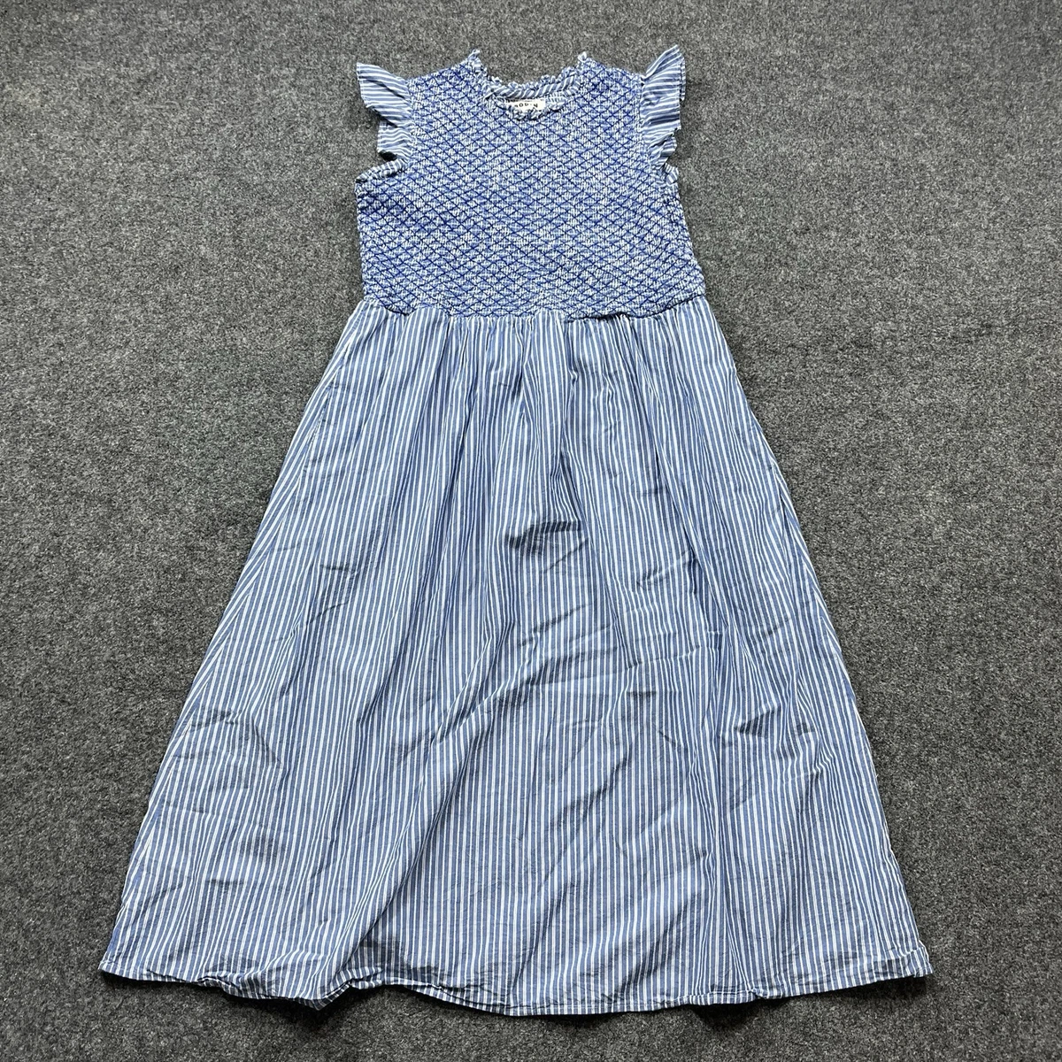 boden blue and white striped dress Blue Aggie Boden Dress