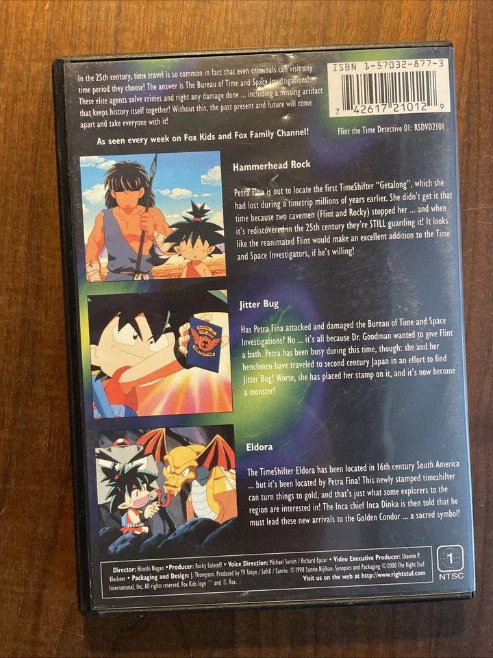 Flint The Time Detective - Blast From the Past - Fox Kids DVD - Image 2 of 4