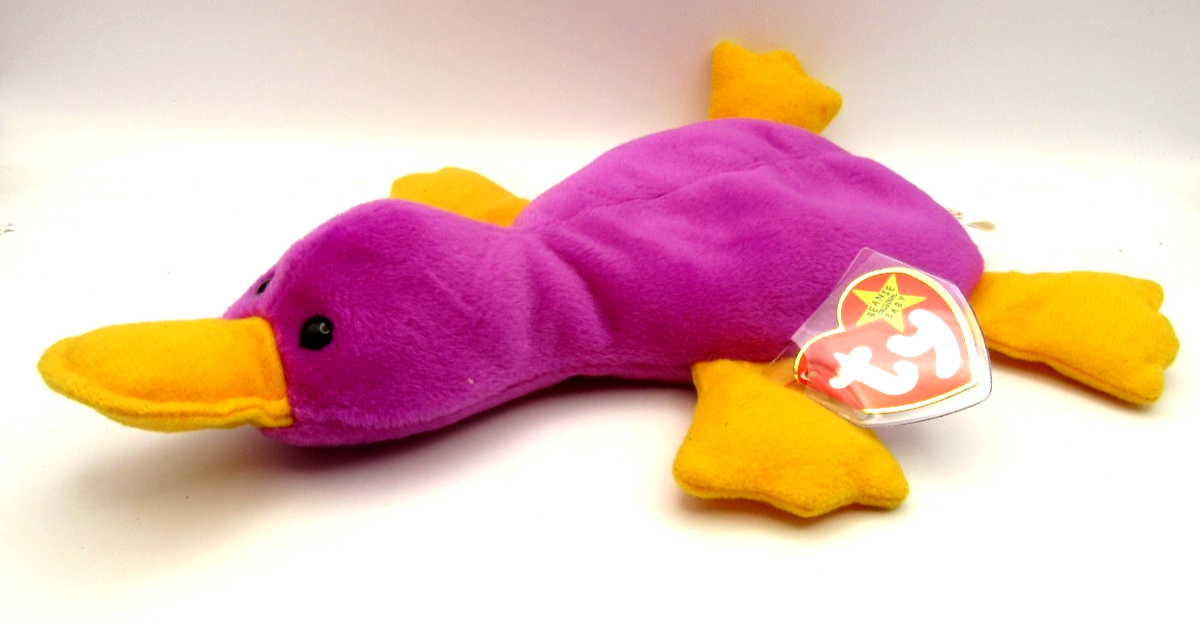 TY BEANIE BABY PATTI - PLATYPUS - INDONESIA - MINT CONDITION - RETIRED WITH TAGS
