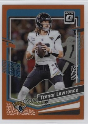 2023 Panini Donruss Optic Orange Prizm /249 Trevor Lawrence #87 12v1