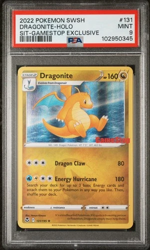 Dragonite - (Gamestop Exclusive) 131/195 Silver Tempest PSA 9 Mint
