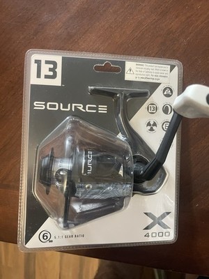 13 FISHING Source X 4000 Spinning Fishing Reel 6BB 5.1:1 New