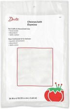 Dritz 606 Cheesecloth, Food Grade 10, 36-Inch x x 6-Yards, White