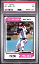 1974 Topps #20 Nolan Ryan PSA 7