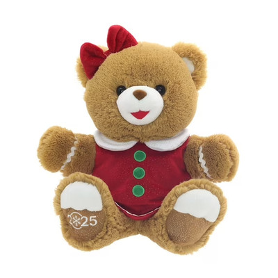 Christmas 2025 Time Snowflake Gingerbread Girl Teddy Bear Holiday Time Free Ship