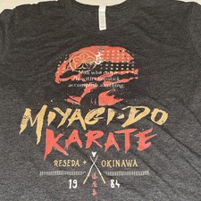Karate Kid Miyagi-Do Karate 1984 Reseda  Okinawa Shirt XL