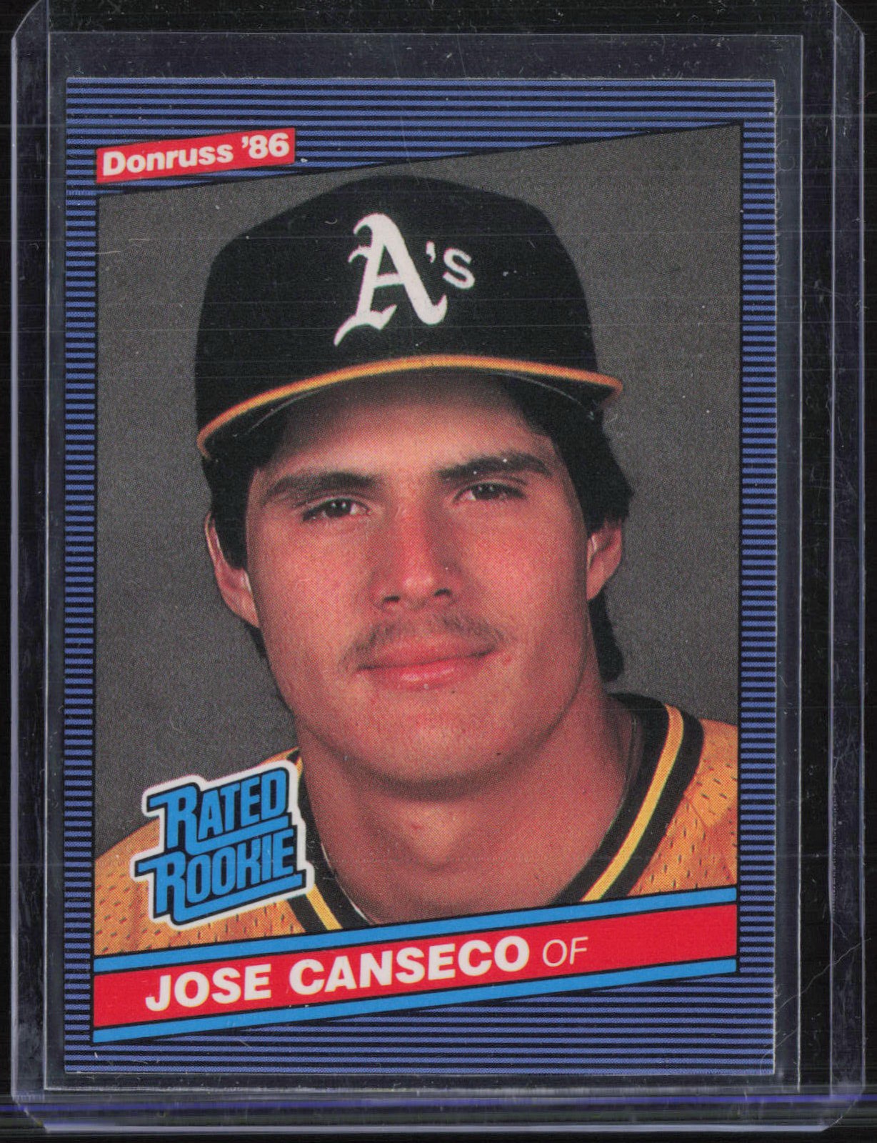 1986 Donruss Baseball #39 Jose Canseco RC Rookie #1