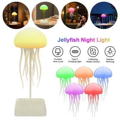 Jellyfish Lamp Jellyfish Nachttischlampe Intelligente Quallenlampe Haus Dekor