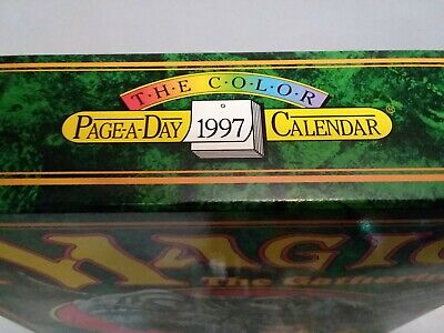MAGIC THE GATHERING 1997 CALENDAR (365 DAYS IN DOMINIA) FULL MAGIC THE GATHERING 1997 CALENDAR (365 DAYS IN DOMINIA) FULL