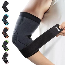 Elbow Support Brace for Men and Women 2 Pack Elbow Compression Sleeve Elbow B...