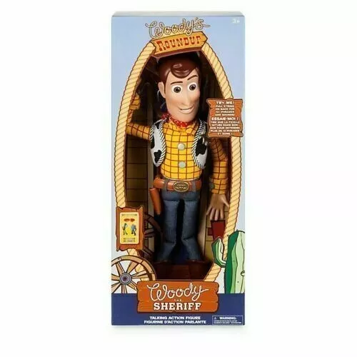 DISNEY Talking Woody Doll Toy Story 4 Interactive Action Figure