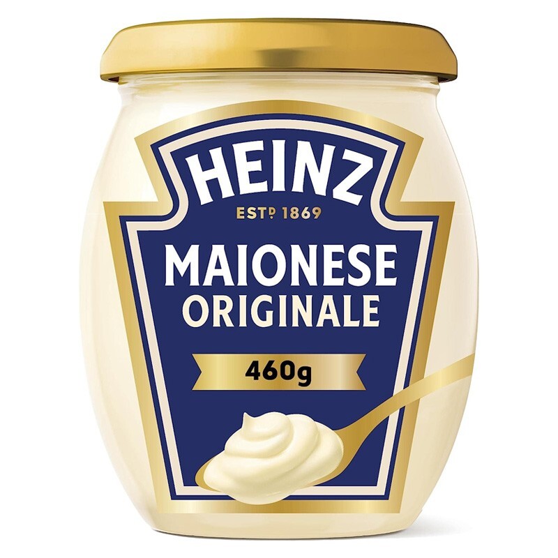 HEINZ MAIONESE ORIGINALE IN VETRO GR.460