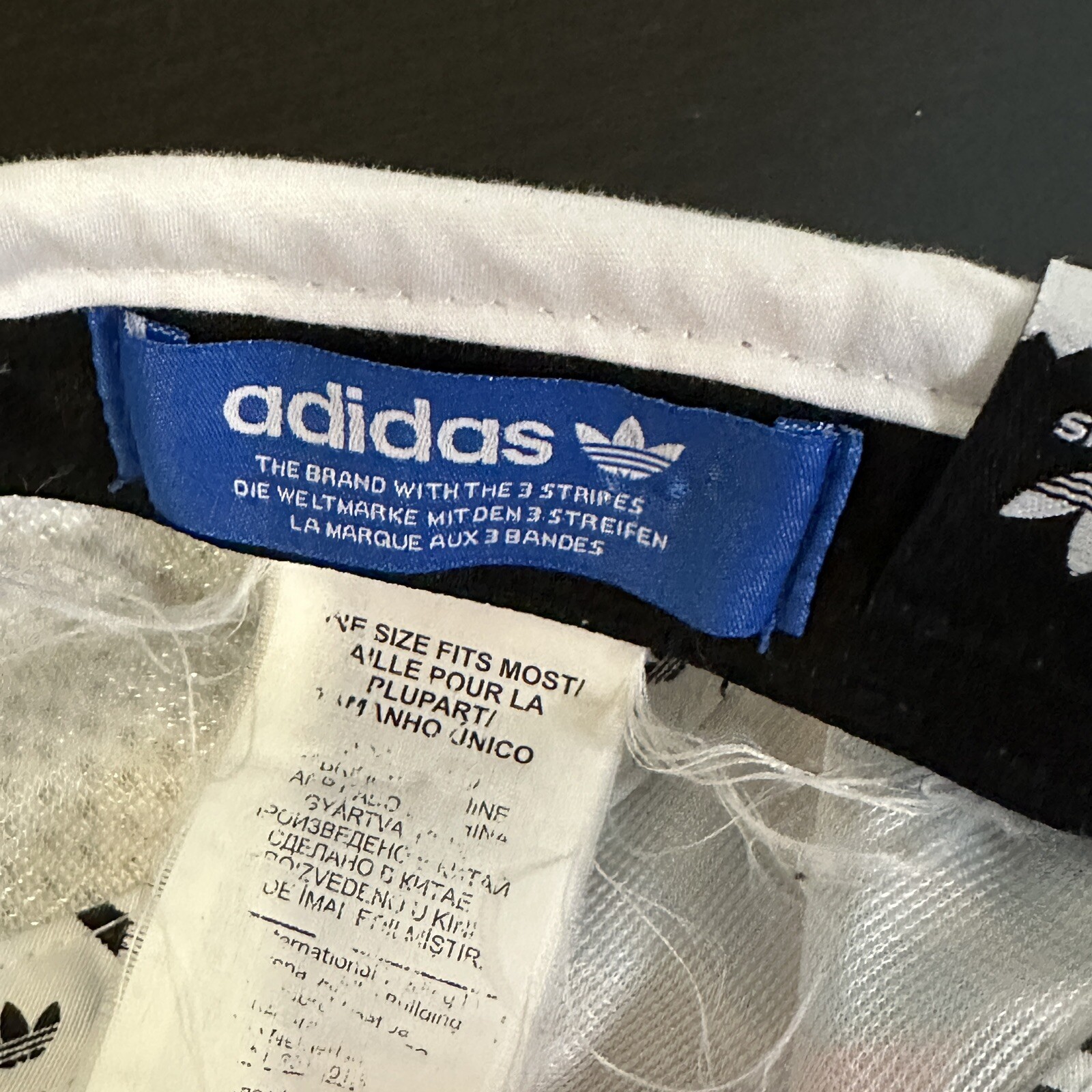 Vintage Adidas Skateboarding Hat Retro Abstract Print Mesh Panels Trefoil