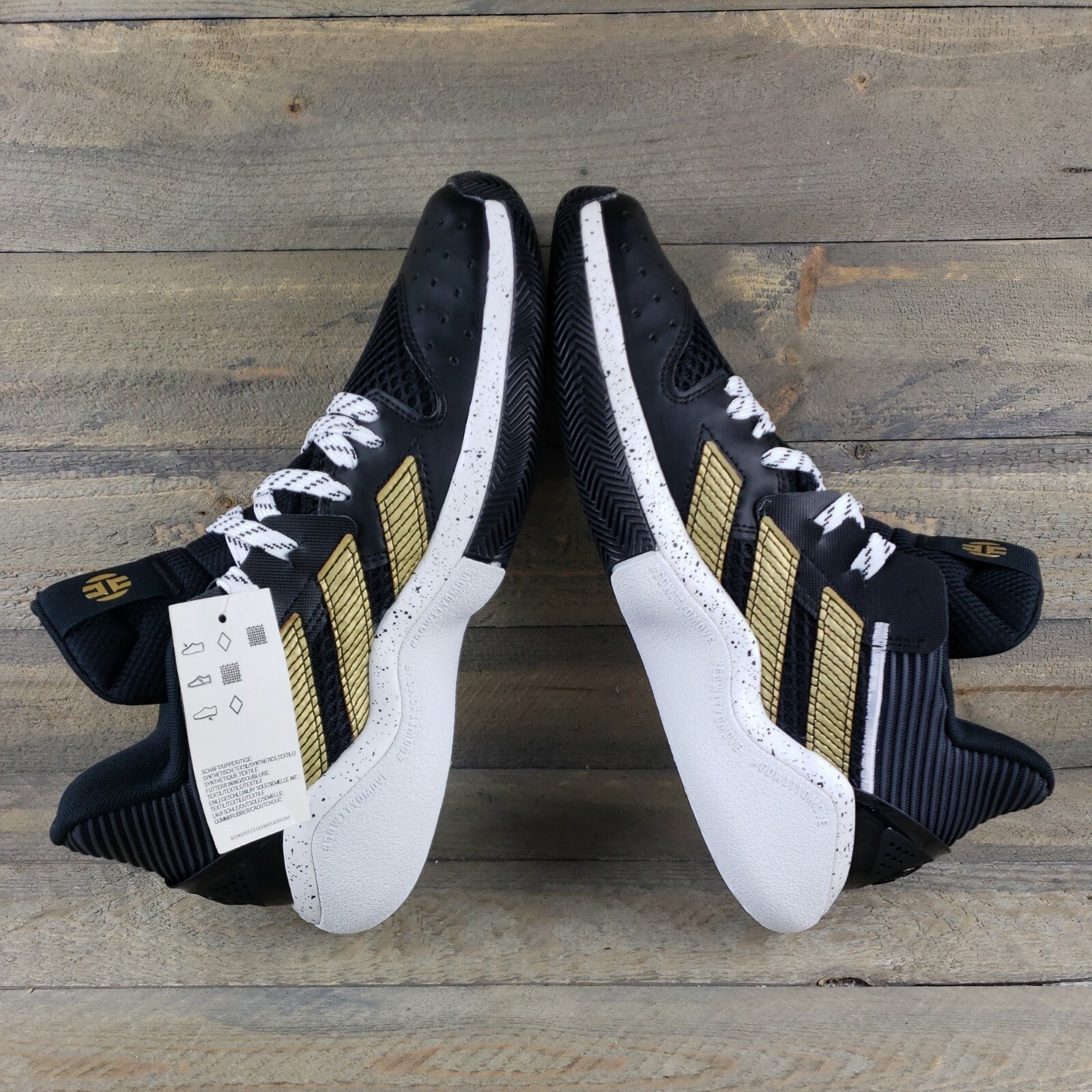 adidas Harden Stepback Black Gold 
