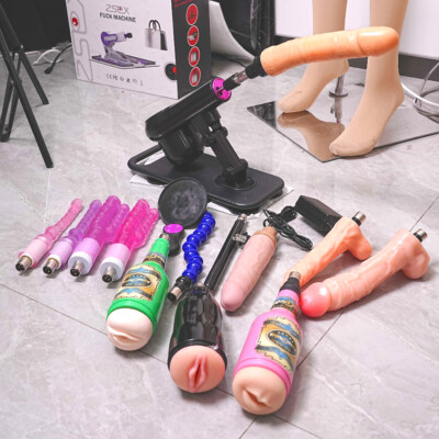 Electric Sex Machine Attachment for 3XLR Breast Masturbator Cup Dildo SuctionPad