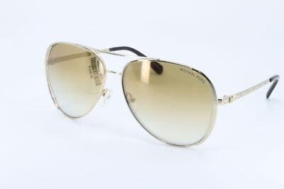Michael Kors MK11018 Gold Aviator Unisex Full Rim 60-13-140  display picture 2