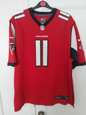 NEU Nike NFL On Field Atlanta Falcons Julio Jones #11 NFL Trikot Rot Größe XL