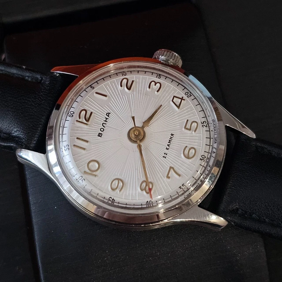 Reloj Pulsera Wostok Vostok Volna Wave 22 Joyas De Colección Soviética URSS Hombre Regalo Foto 2 de 4