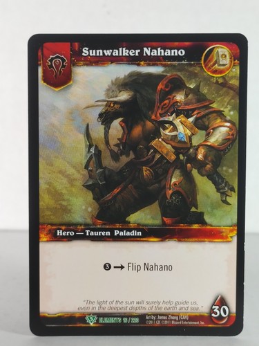 Sunwalker Nahano - War of the Elements 16/220 - World of Warcraft uncommon - Picture 8 of 26