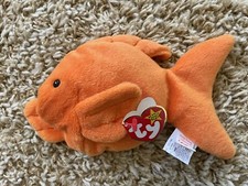 beanie baby: GOLDIE w/ 2 tush tags: Extremely rare!!!!!!!!