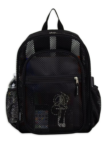 Mesh Backpack, Black,FAST SHIPPING - Picture 9 of 9