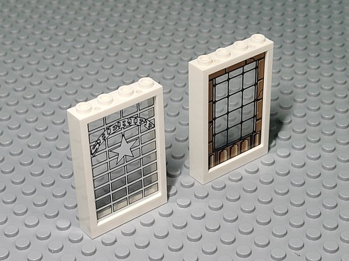 Lego 2x Marco de Ventana 2493/4347 (1x4x5) con Vidrio - Varios Colores - P&P Gratis - Imagen 18 de 18