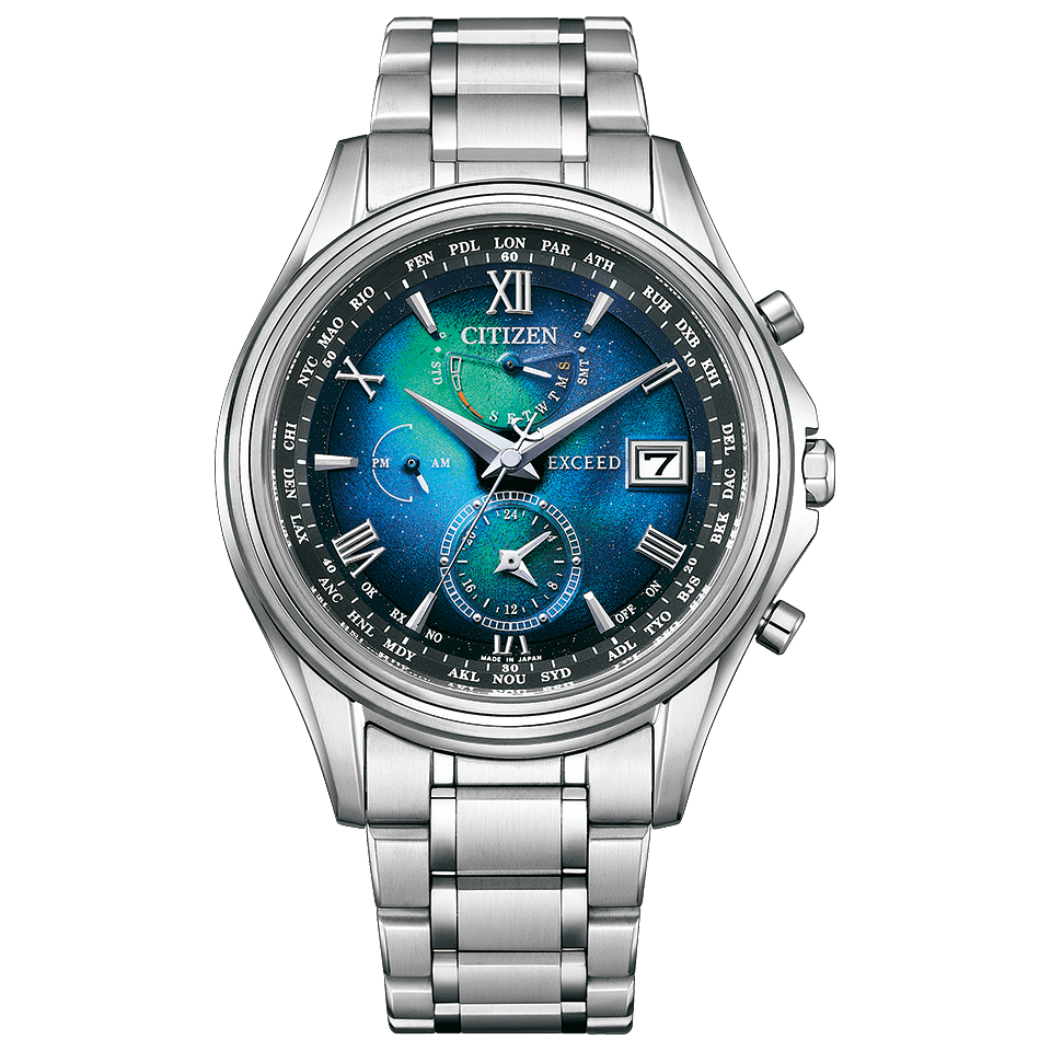 CITIZEN EXCEED UNITE with BLUE Limited AT9130-77L Eco-Drive Radio 