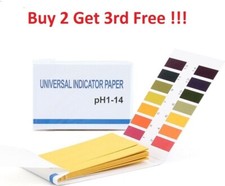 80x pH Indicator Test Strips 1-14 Paper Litmus Tester Urine Saliva
