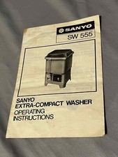 portable mini washing machine Japanese Manual Only SW-555