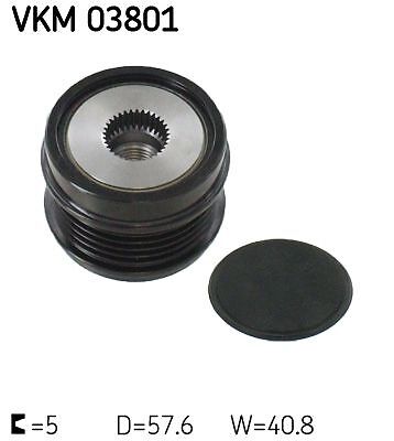 Skf Vkm 03801 Generatorfreilauf FüR MERCEDES-BENZ-image