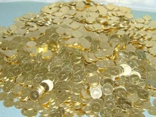 NEW 300 GOLDEN LIBERTY / EAGLE PACHISLO SLOT MACHINE TOKEN COINS - NEW