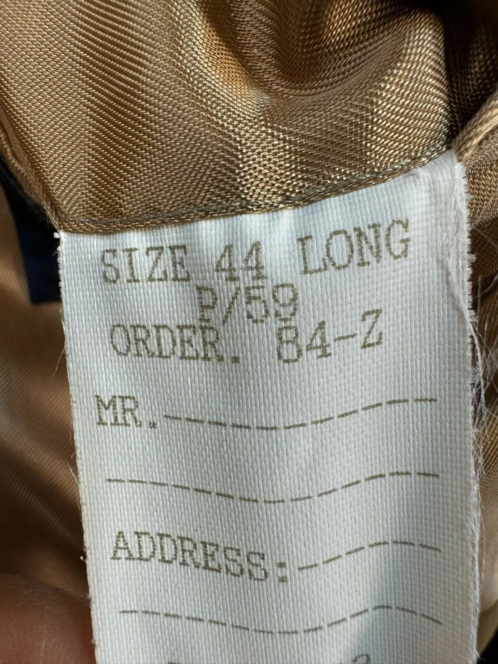 Lord & Taylor Grant Thomas Camel Hair Blazer Mens Size 44 Long Tan - Image 4 of 4