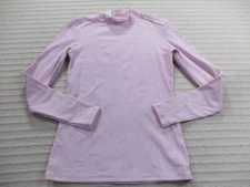 Under Armour Womens Active Top Medium Pink High Neck Long Sleeve Polyester Blend