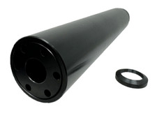 9mm 12x28 Tpi Barrel Extension Linear Comp Solid Aluminum Tube Brake Washer