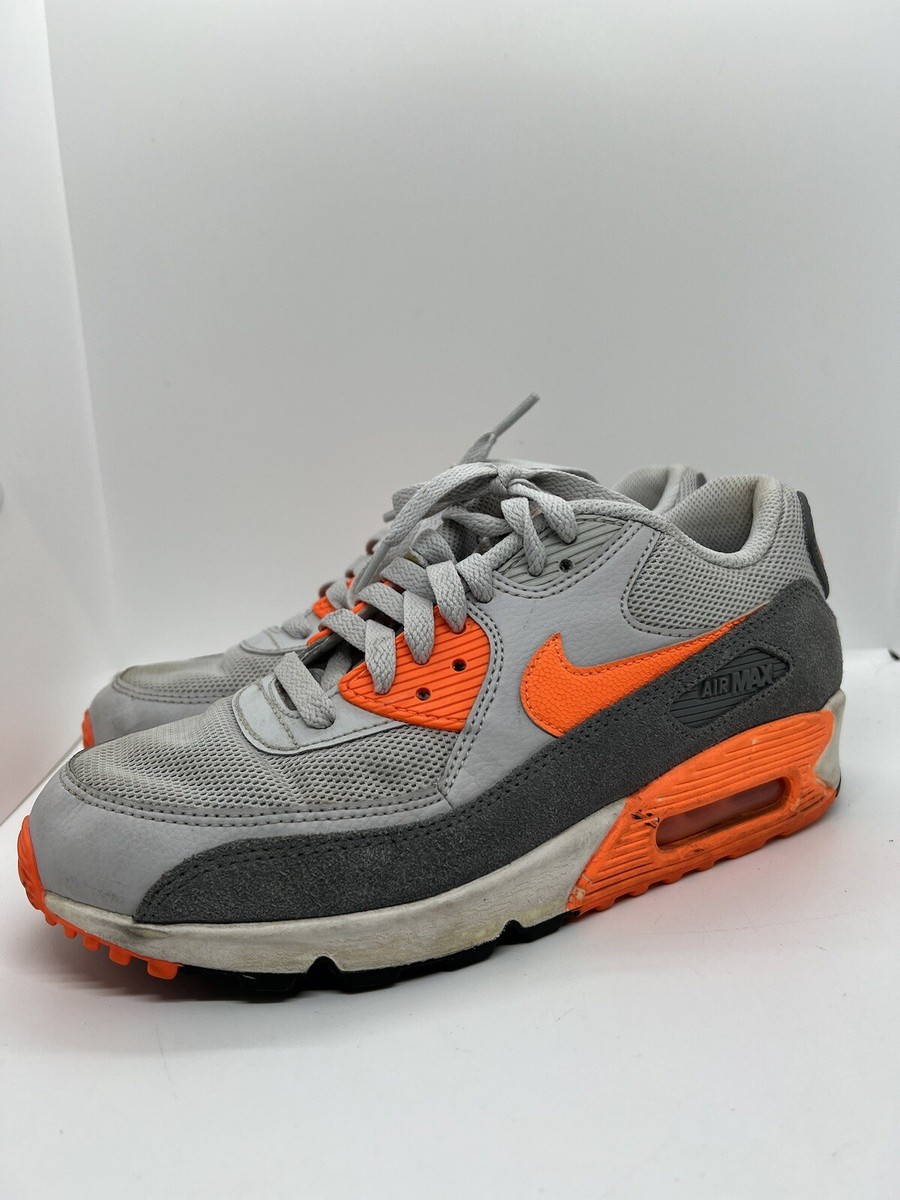 Size Nike Air Max 90 Orange And Grey 194274817607|