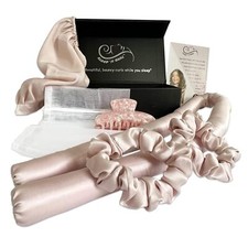 Sleep 'N Curl - 100 Pure Mulberry Silk - Heatless Hair Curler KIT with Pure ...