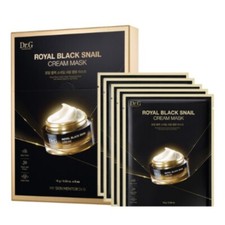 DR.G Royal Black Snail Cream Mask Pack 5p