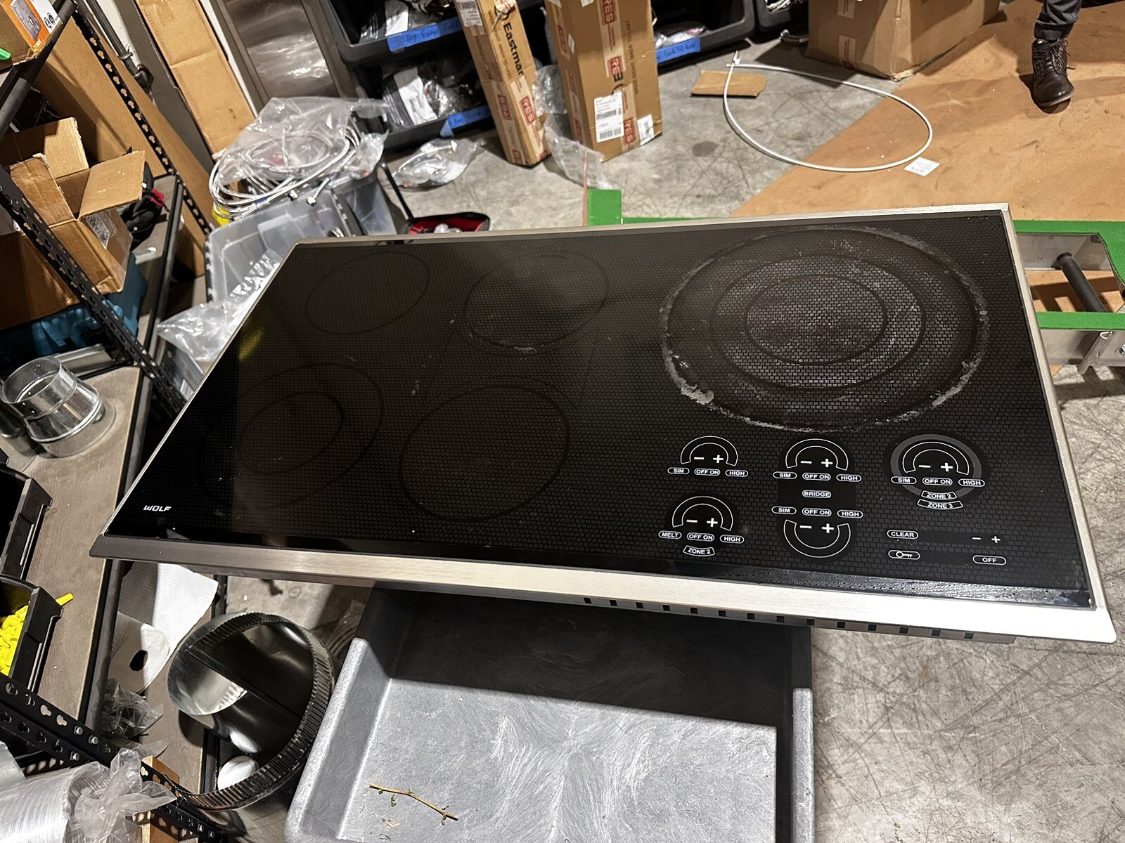 Wolf 36" Electric Cooktop CT36E/S eBay