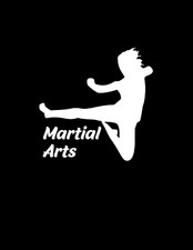 Martial Arts Karate Black or White Vinyl Car Window Yeti Mugs Laptop Decal